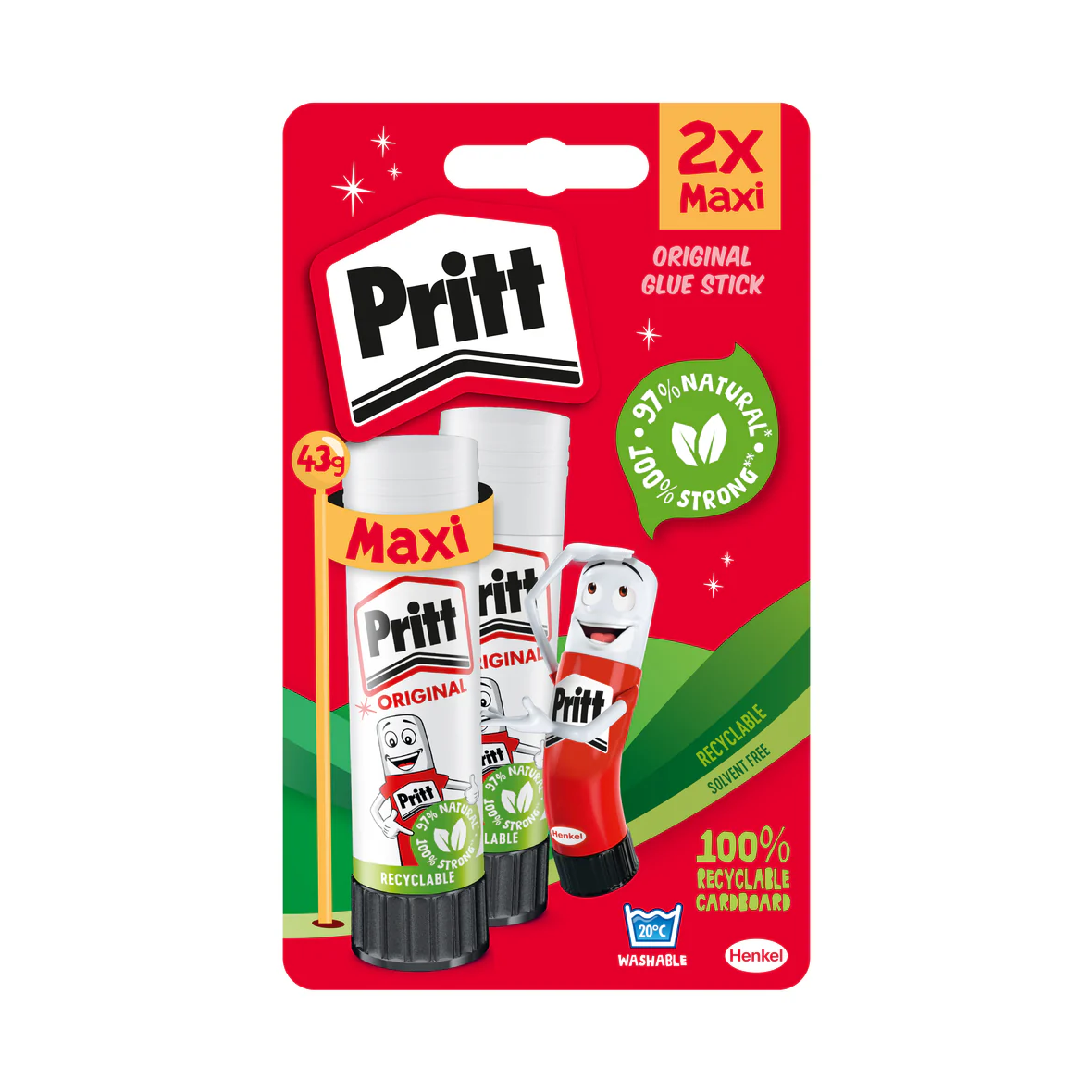 2 x 43g Pritt Stick Glue - Tiger Feet Ireland