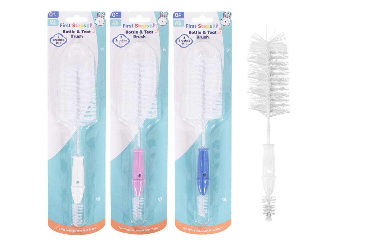 3pk Bottle & Teat Brush - Tiger Feet Ireland