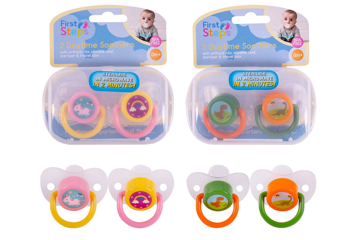 2pk Daytime Soother & Steriliser - Tiger Feet Ireland