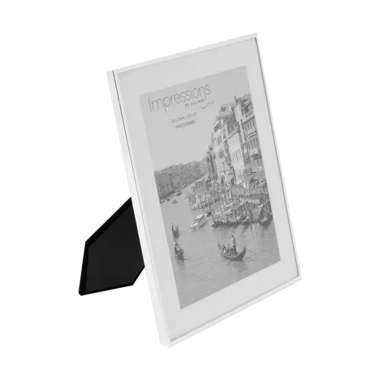 Silverplated Photo Frame White Border 8"x10" - Tiger Feet Ireland