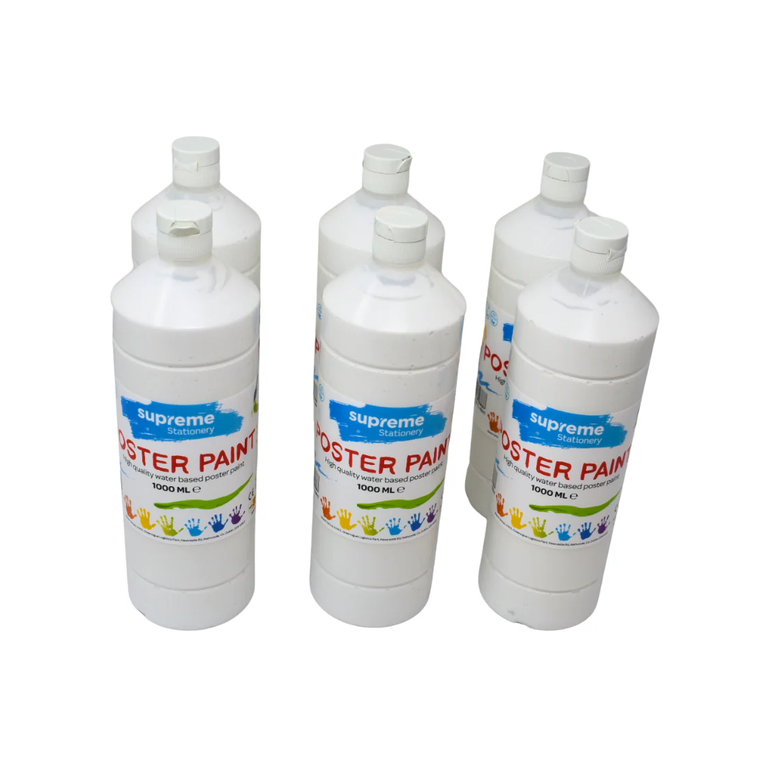 1000ml Poster Paint White - Tiger Feet Ireland