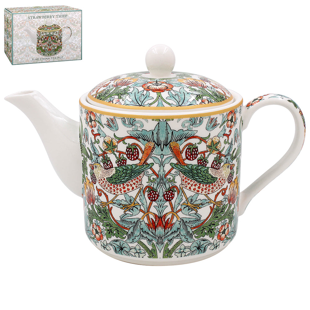 Strawberry Thief Tea Pot - Tiger Feet Ireland