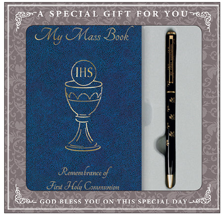 Communion Gift Set Boy Book & Pen - Tiger Feet Ireland