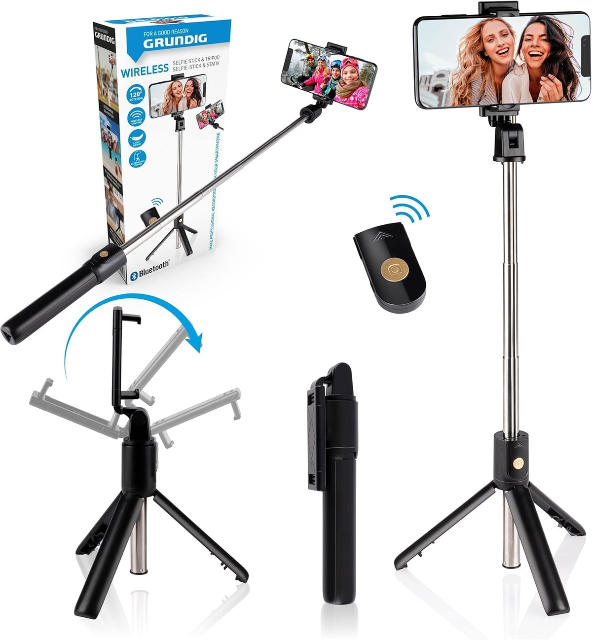 Selfie Stick Bt & Tripod - Tiger Feet Ireland