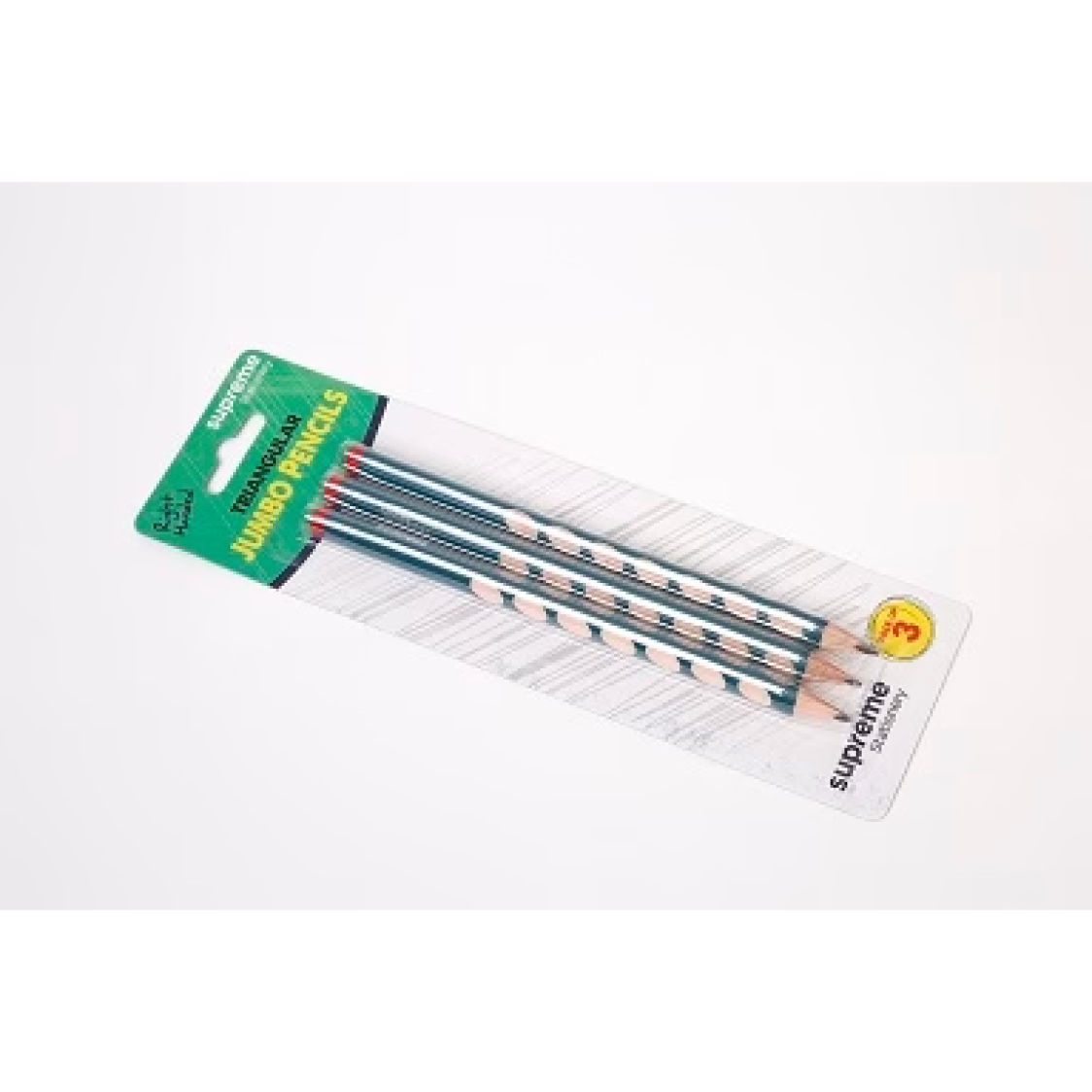3pcs Jumbo HB Pencil Right Hand - Tiger Feet Ireland