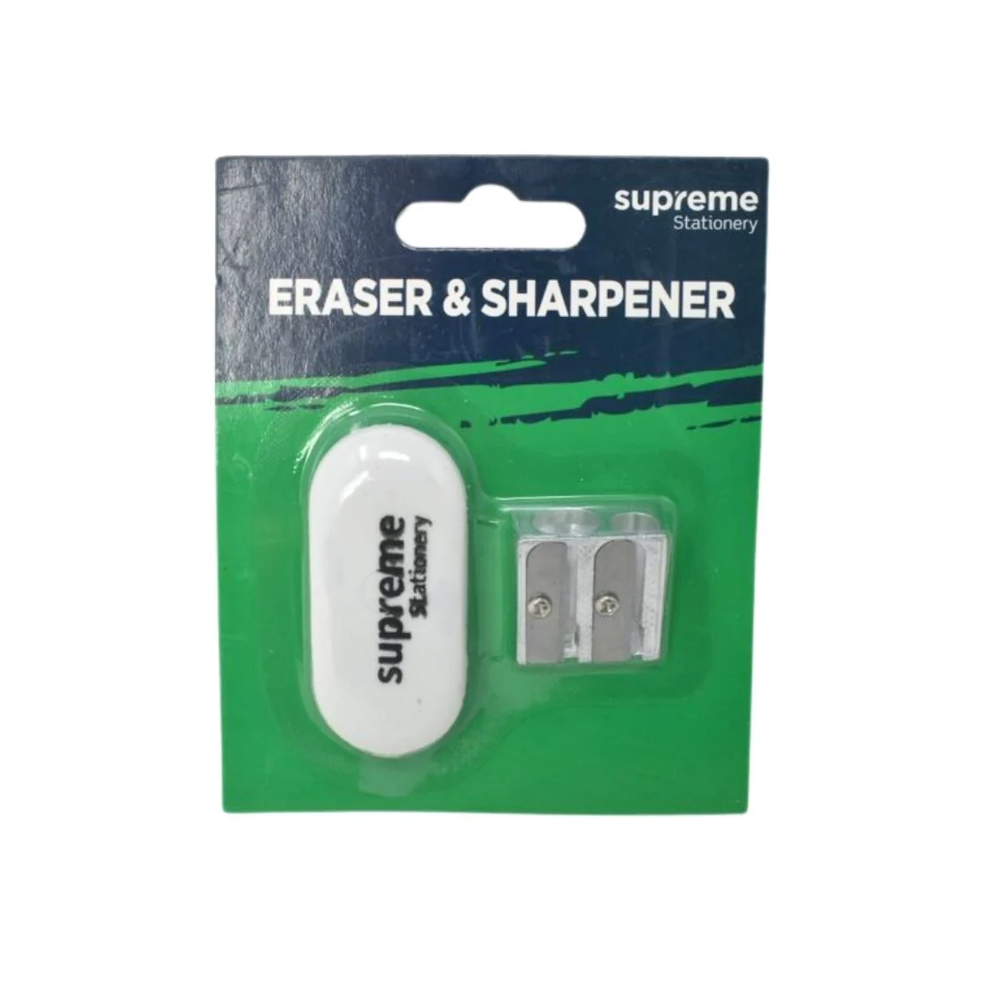 Eraser & Sharpener Carded - Tiger Feet Ireland