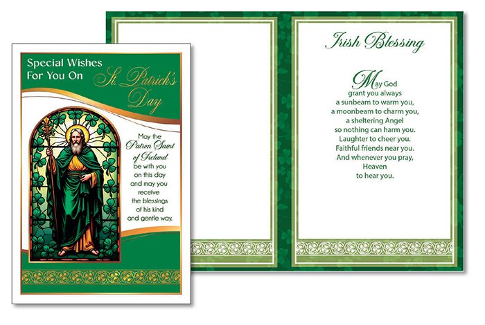 6pk Saint Patrick'S Day Card - Tiger Feet Ireland