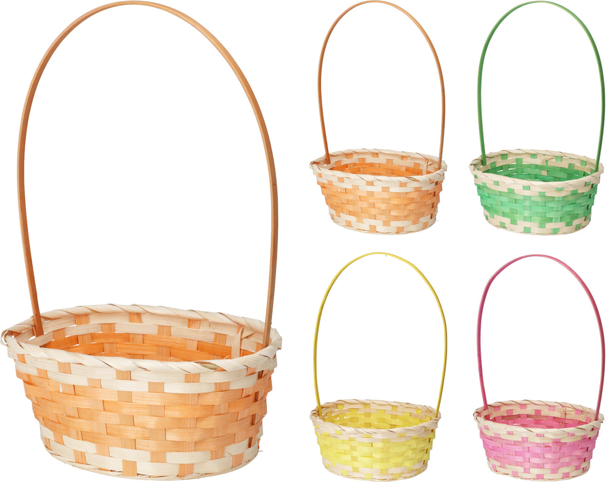 Basket Bamboo 24X20cm - Tiger Feet Ireland