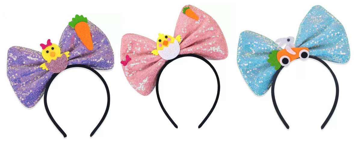Easter Novelty Bow Headband Asst - Tiger Feet Ireland