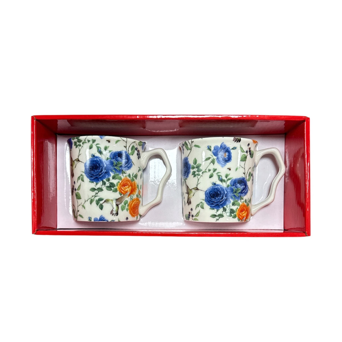 2 Piece Mug Set Blue Rosa - Tiger Feet Ireland