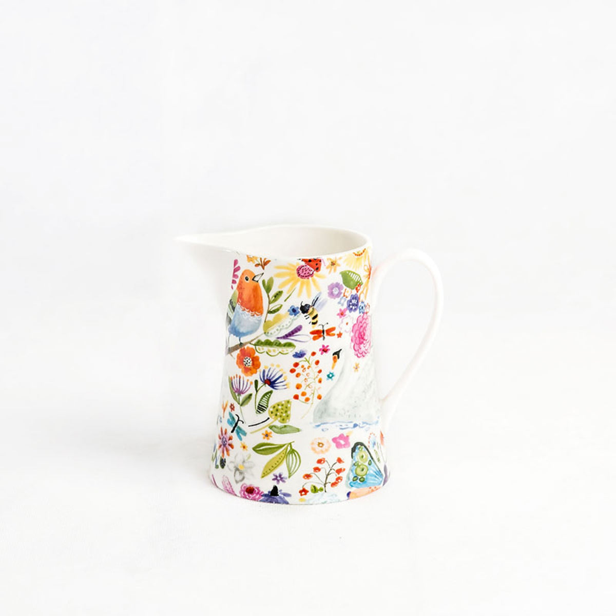 Half Pint Jug Swan Garden - Tiger Feet Ireland