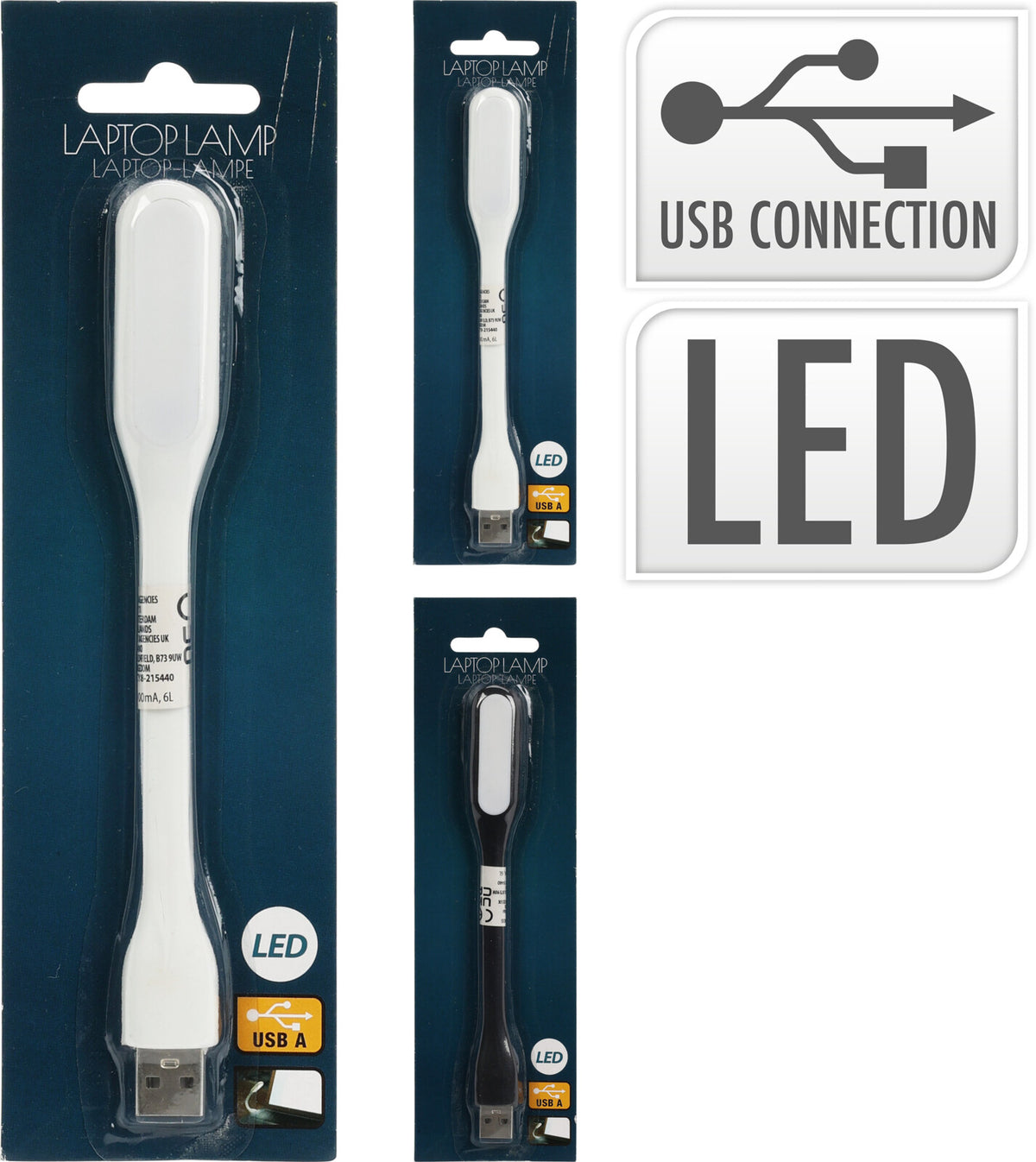 Led Laptop Light 2Ass Clr - Tiger Feet Ireland