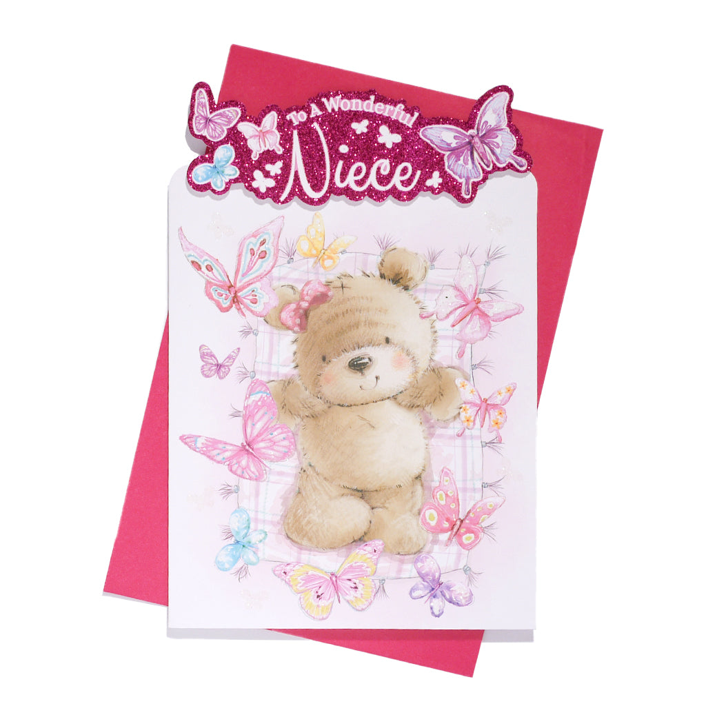 6pk Cards C75 Birthday Niece - Tiger Feet Ireland