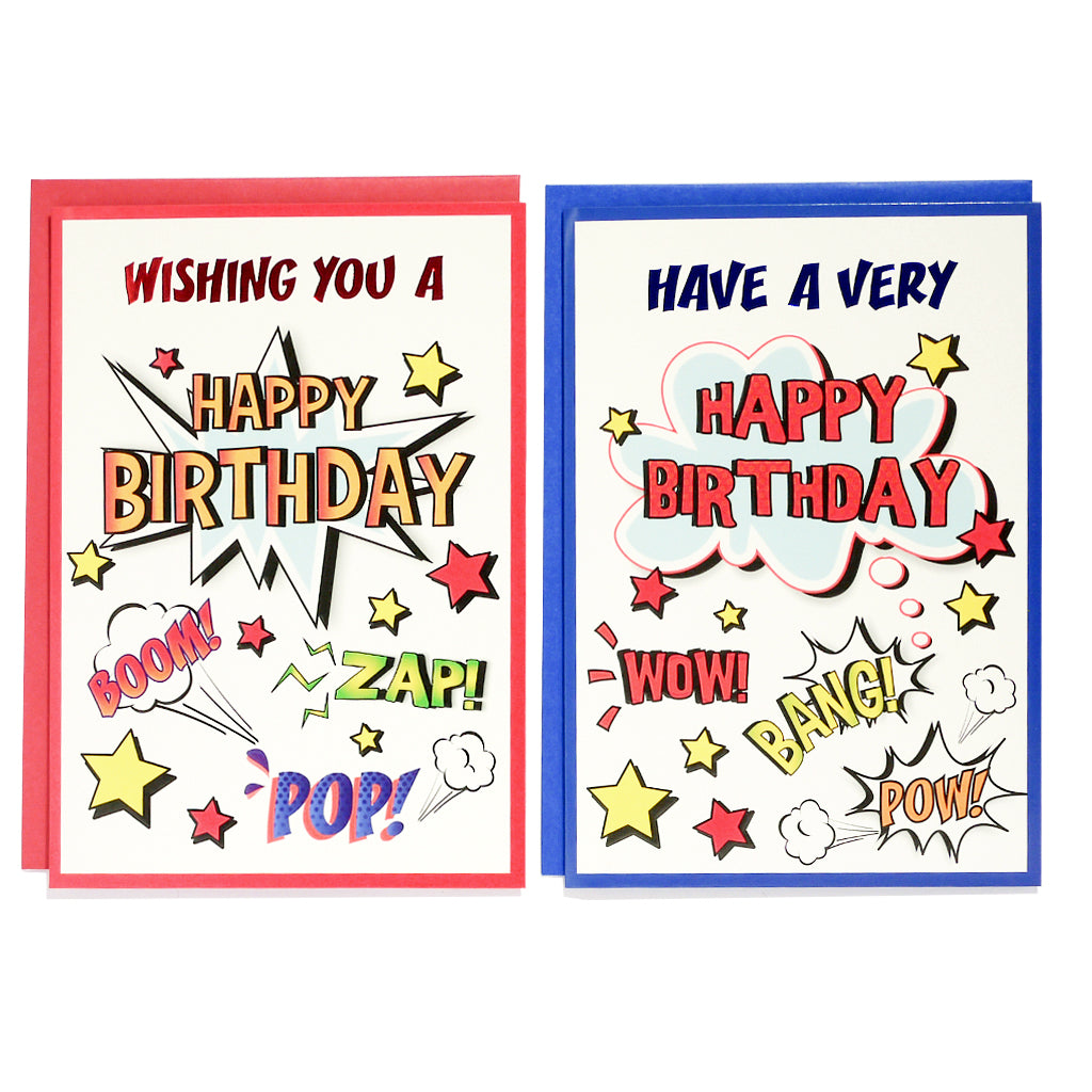 Poppyhill 12 Pack Cards C50 Birthday Open