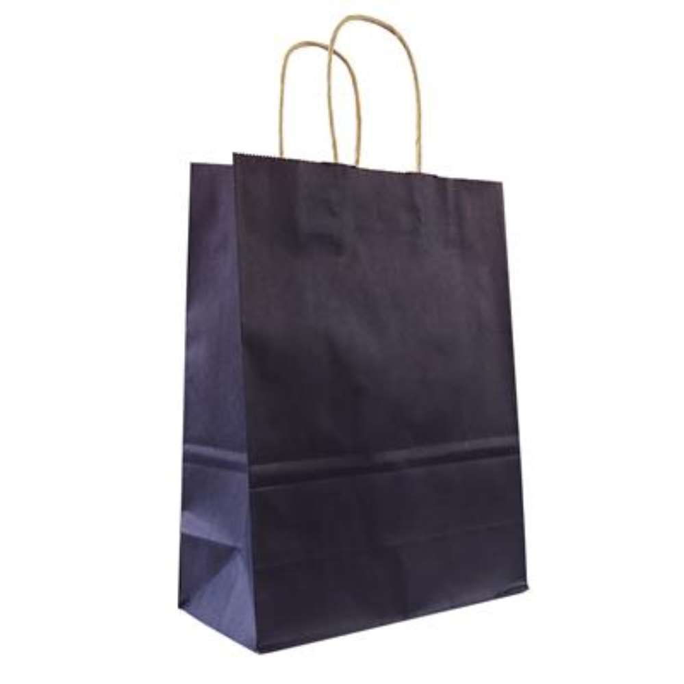 50pk Kraft Bag 320x120x410mm Dark Blue