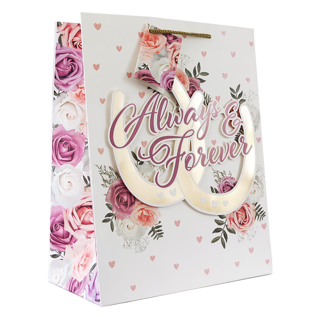 6pk Giftbags Large Portrait Wedding Day - Tiger Feet Ireland