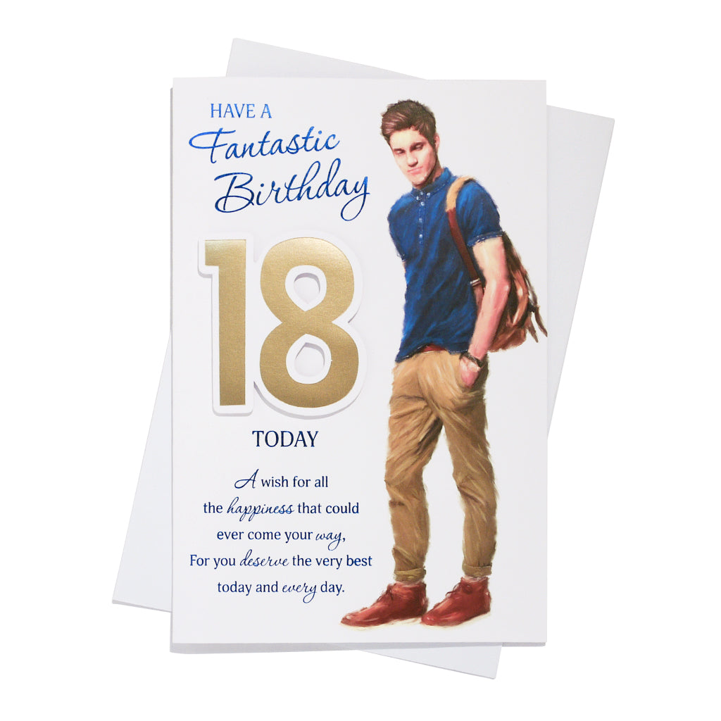6pk Cards C75 Birthday Age 18 - Tiger Feet Ireland