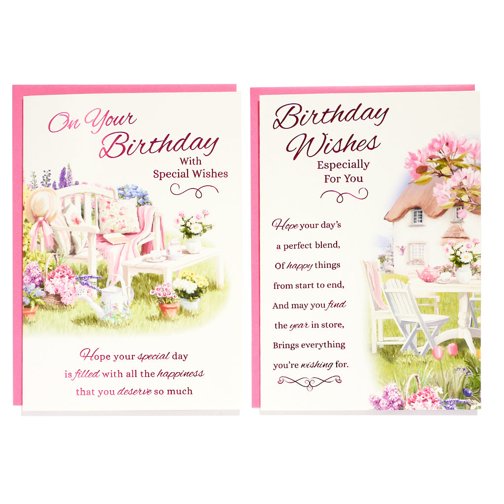 12pk Cards C50 Birthday Open - Tiger Feet Ireland