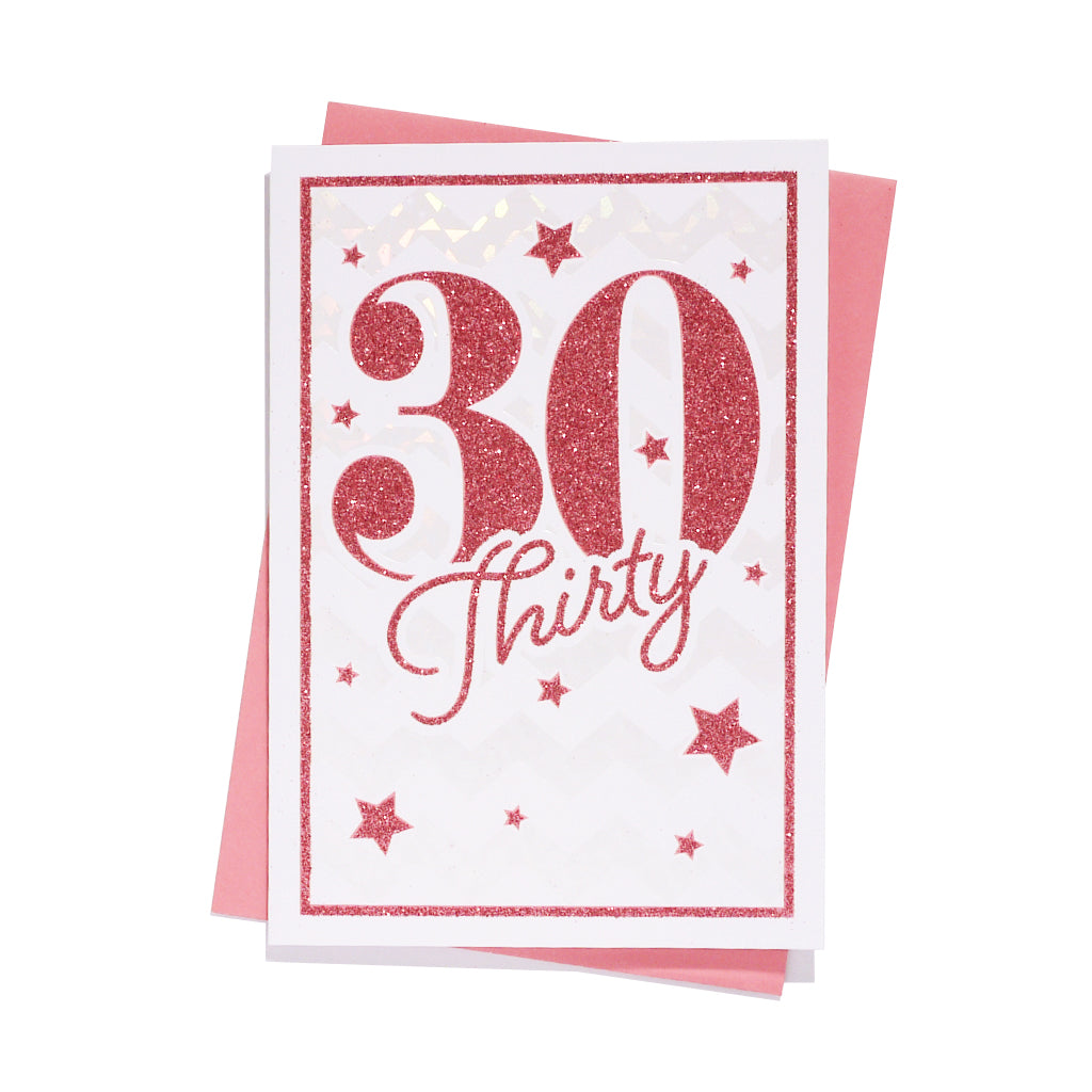 6pk Cards C50 Birthday Age 30 - Tiger Feet Ireland