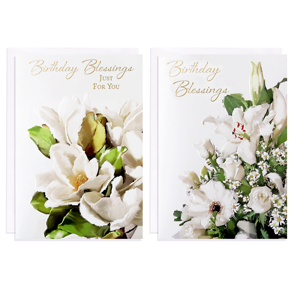 12pk Cards C50 Religious Birthday - Tiger Feet Ireland