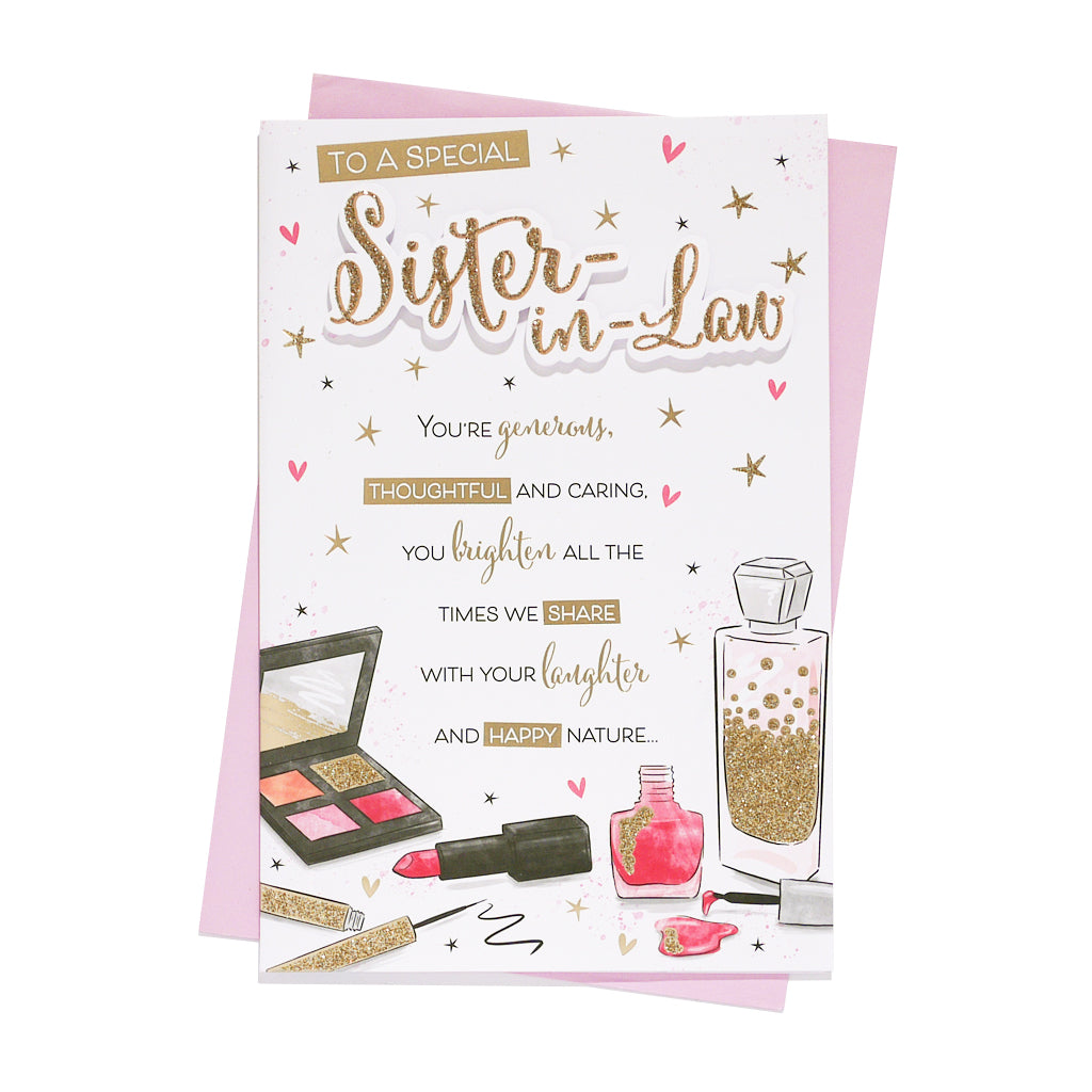 6pk Cards C75 Birthday Sister-in-Law - Tiger Feet Ireland