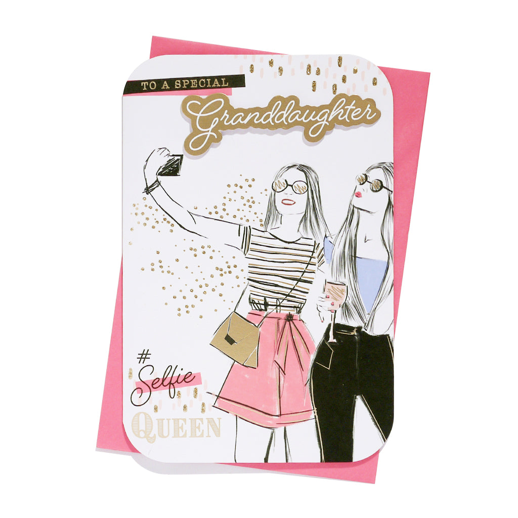 6pk Cards C75 Birthday Granddaughter - Tiger Feet Ireland