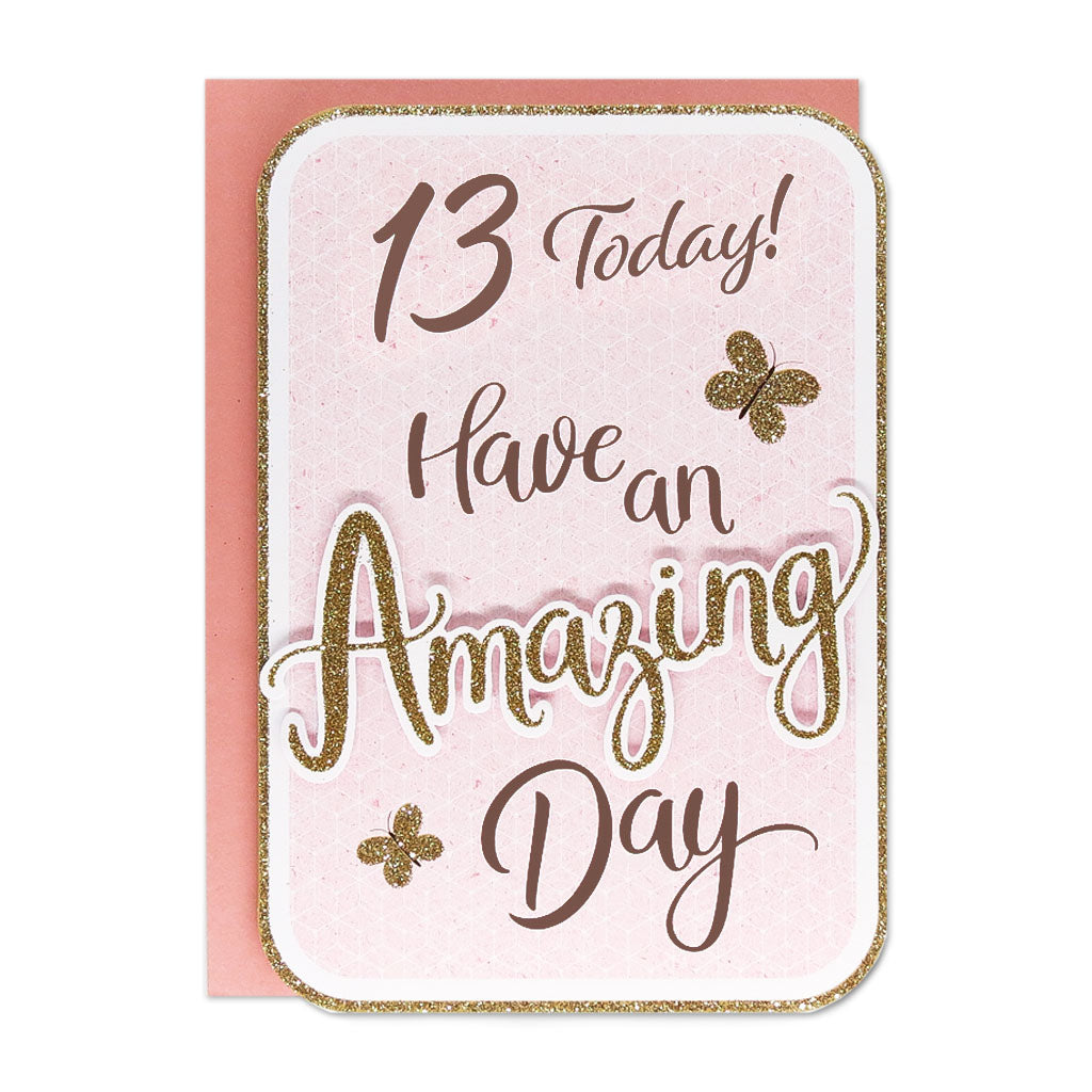 6pk Cards C50 Birthday Age 13 - Tiger Feet Ireland