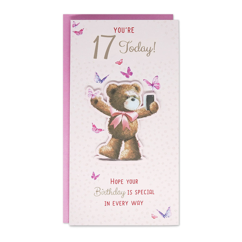 6pk Cards C55 Birthday Age 17 - Tiger Feet Ireland