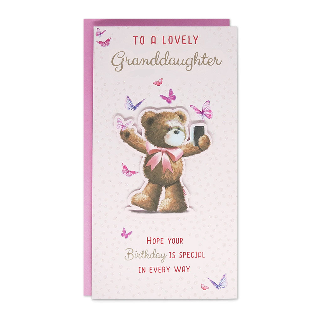 6pk Cards C55 Birthday Granddaughter - Tiger Feet Ireland