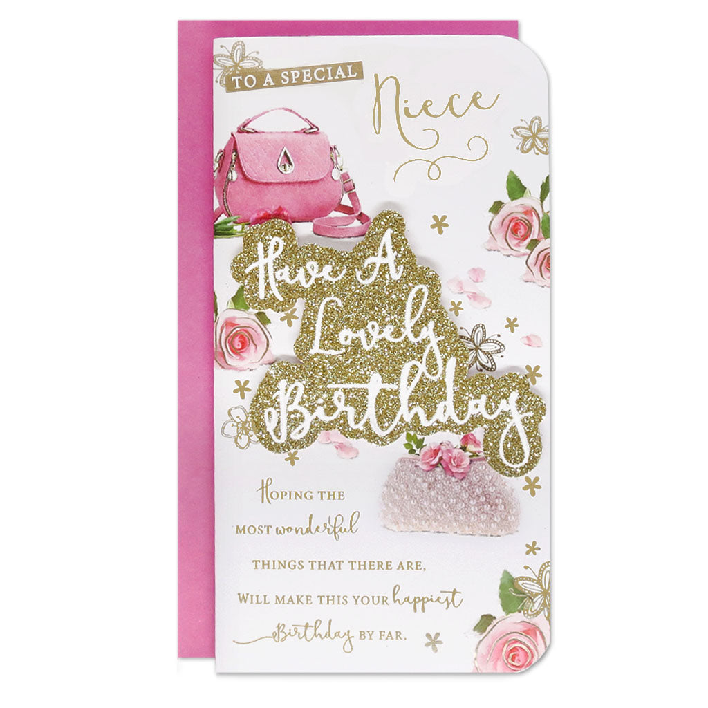 6pk Cards C55 Birthday Niece - Tiger Feet Ireland