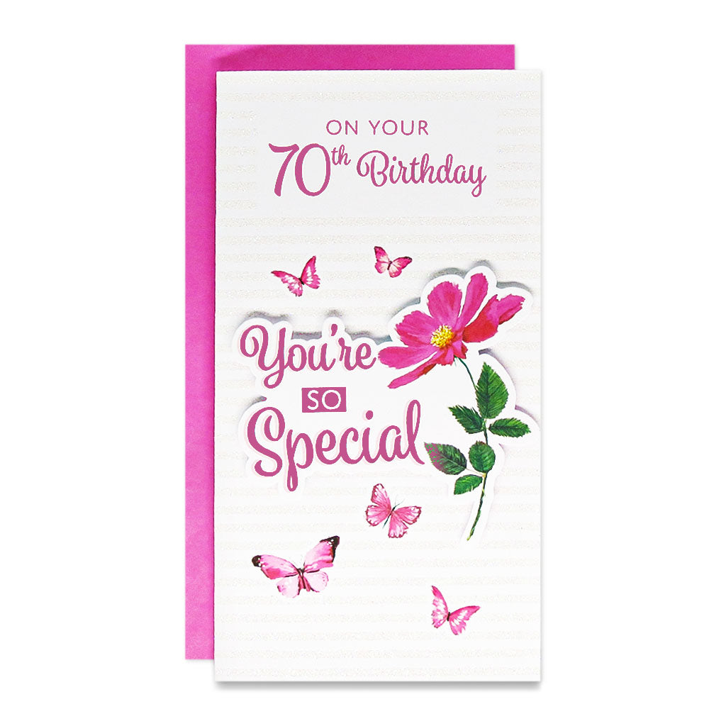 6pk Cards C55 Birthday Age 70 - Tiger Feet Ireland