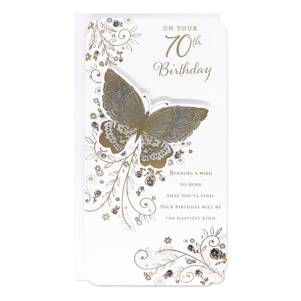 6pk Cards C55 Birthday Age 70 - Tiger Feet Ireland