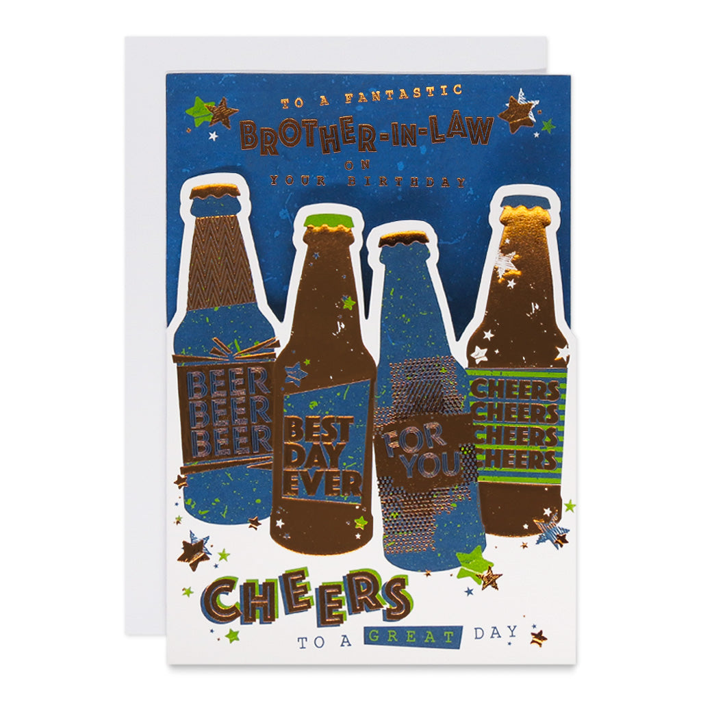 6pk Cards C50 Birthday Brother-In-Law - Tiger Feet Ireland