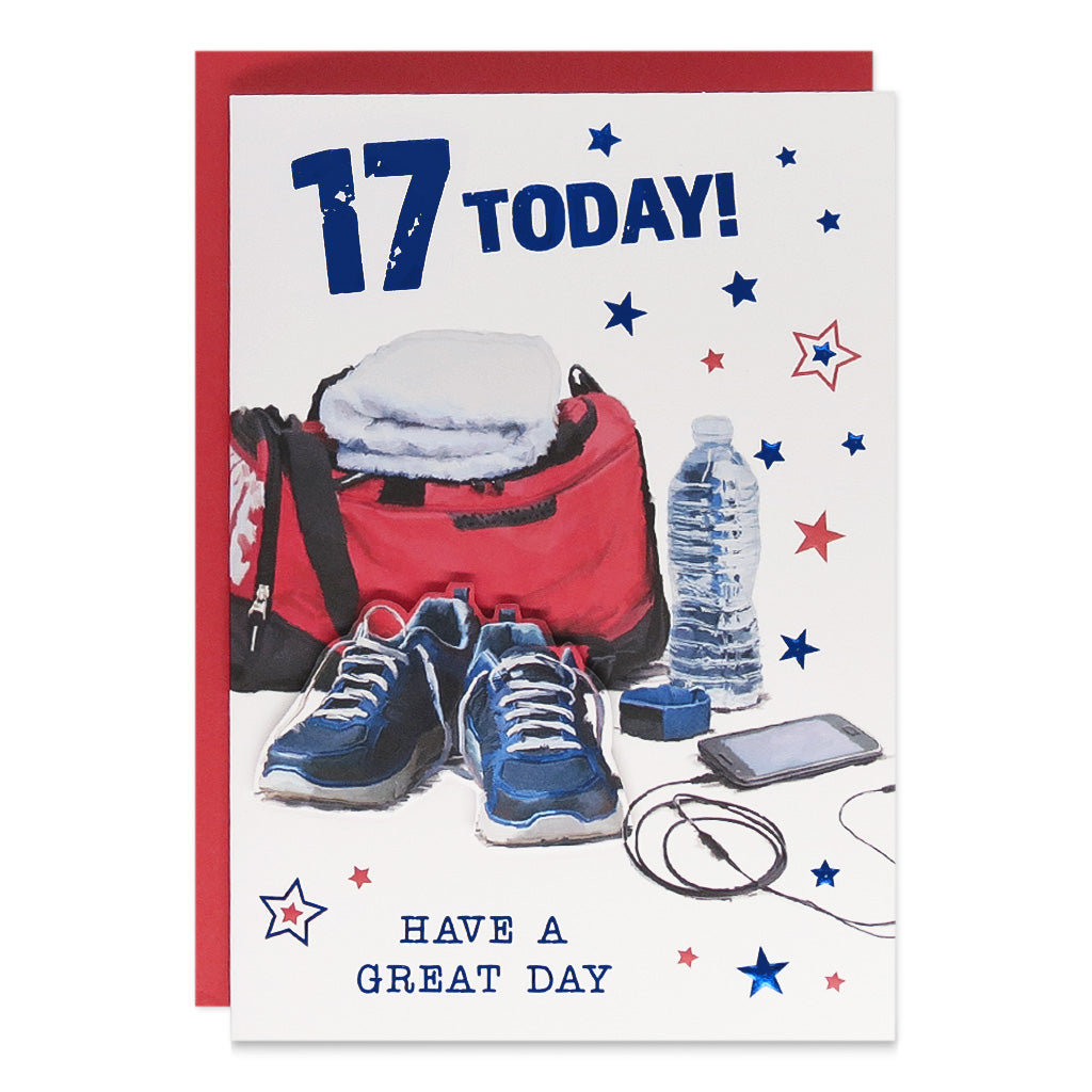 6pk Cards C50 Birthday Age 17 - Tiger Feet Ireland