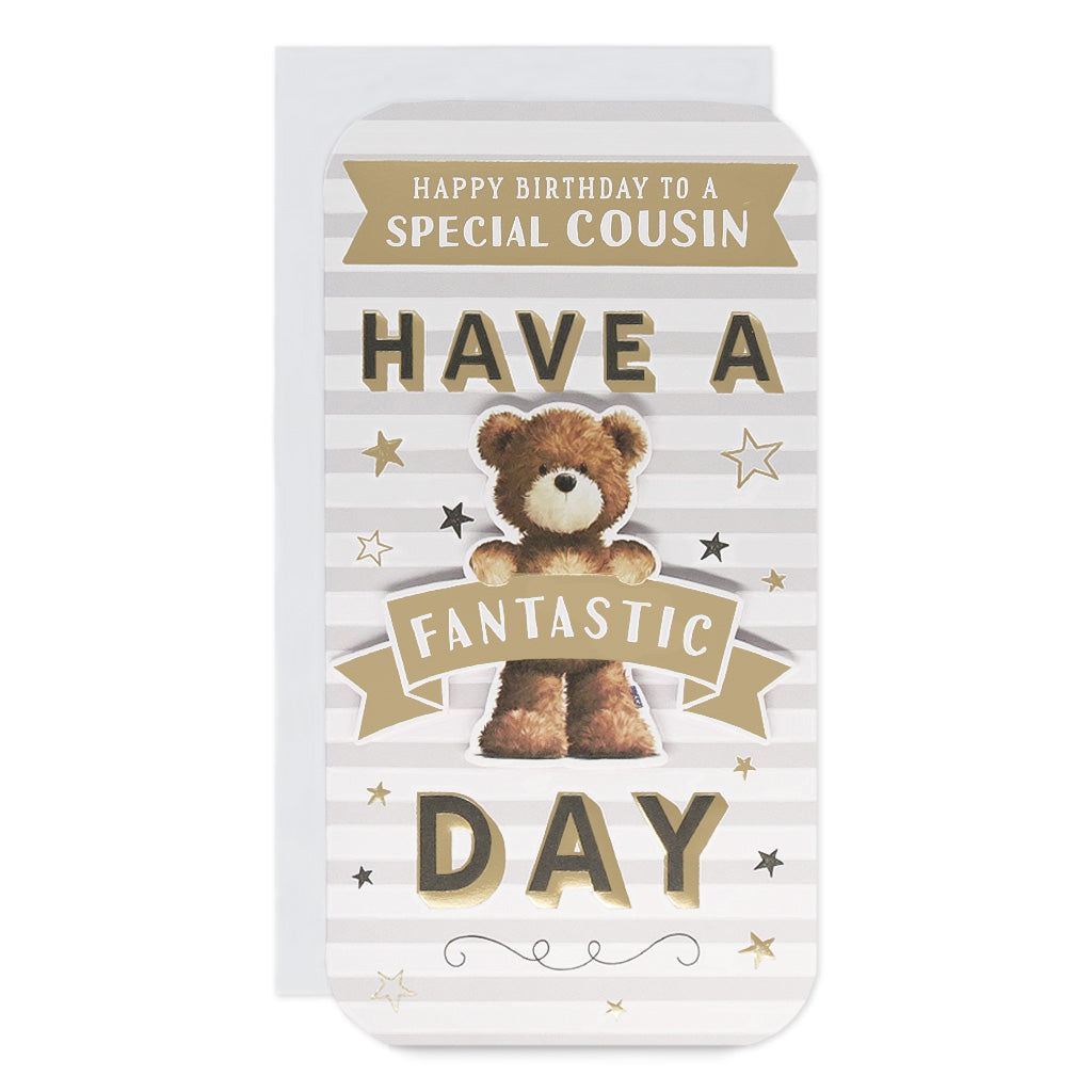 6pk Cards C55 Birthday Cousin - Tiger Feet Ireland