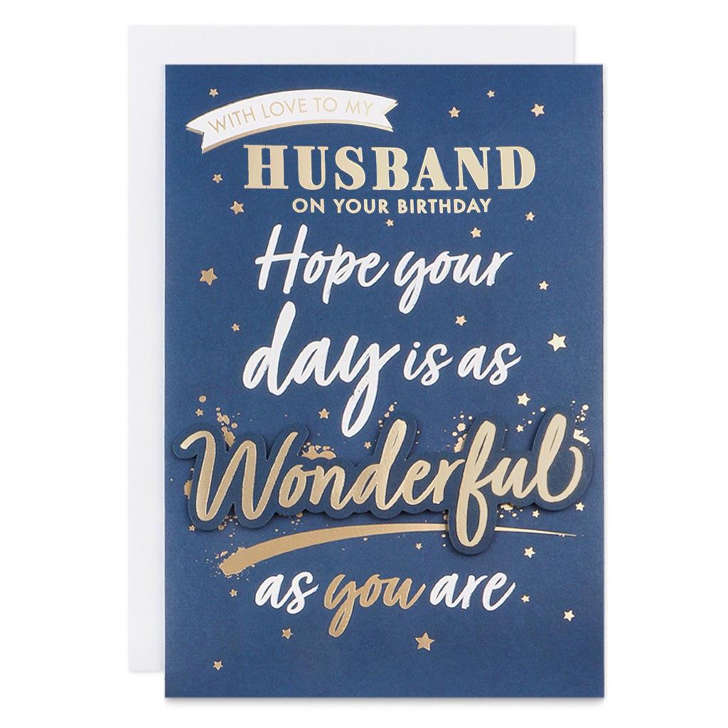 6pk Cards C375 Birthday Husband - Tiger Feet Ireland
