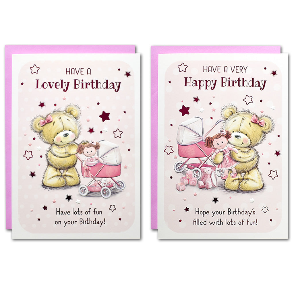 12pk Cards C50 Birthday Granddaughter - Tiger Feet Ireland