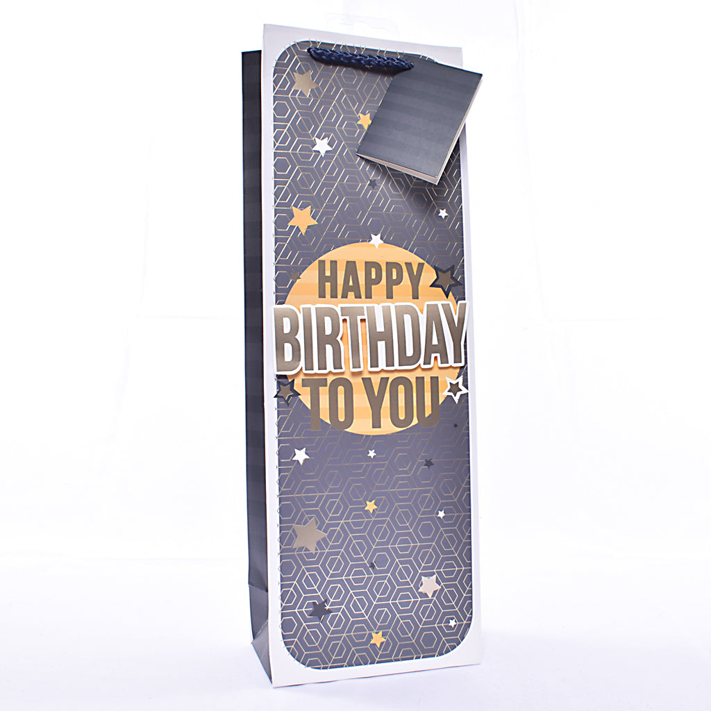 6pk Gift Bags Bottle Text - Tiger Feet Ireland