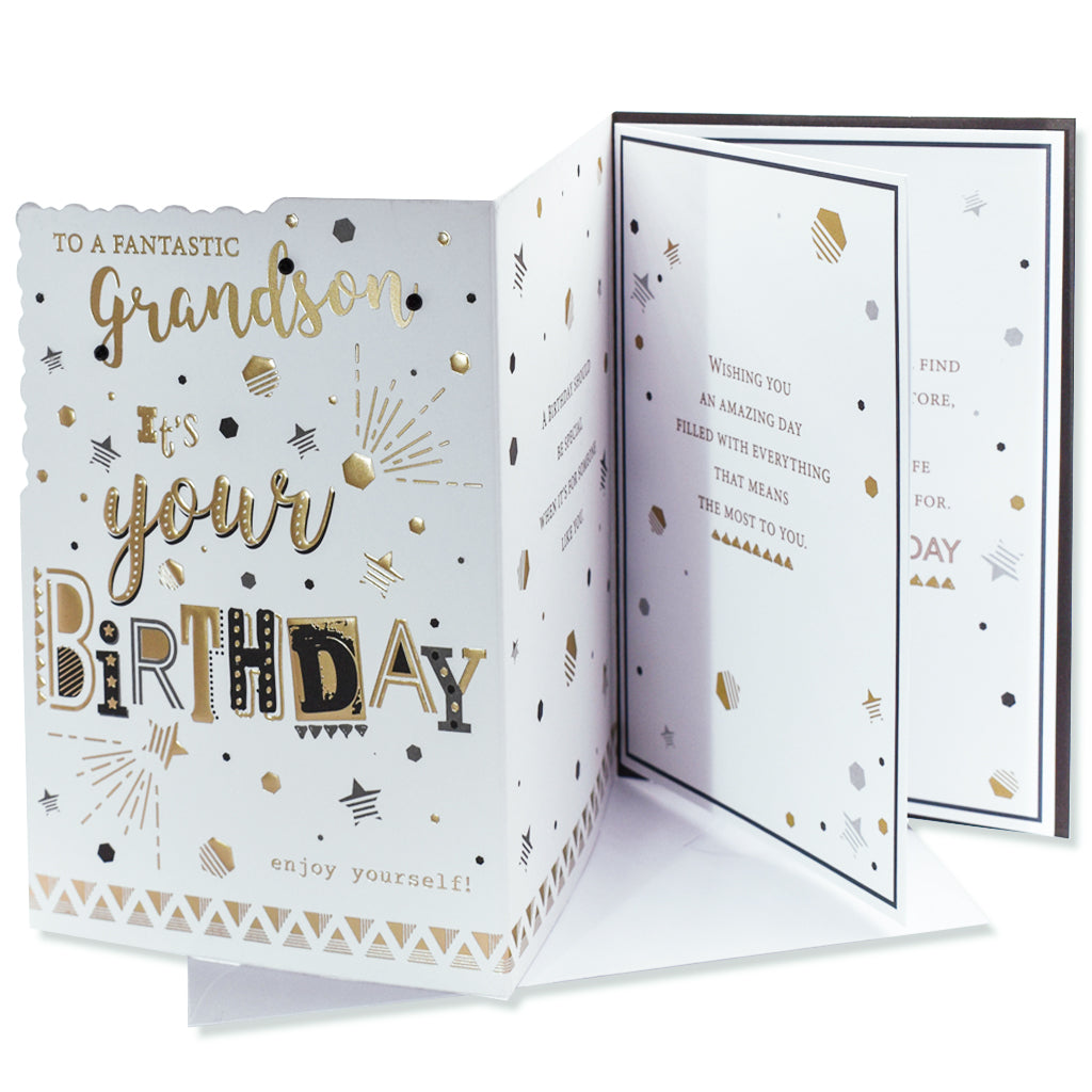 6pk Cards C50 Birthday Grandson - Tiger Feet Ireland