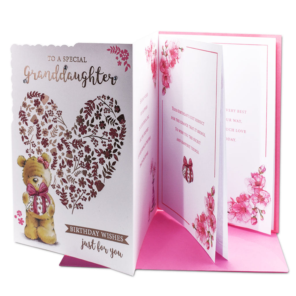 6pk Cards C90 Birthday Granddaughter - Tiger Feet Ireland