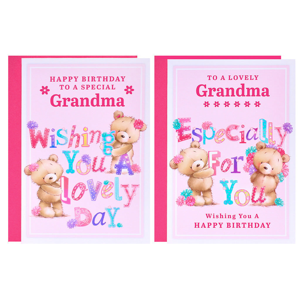 12pk Cards C50 Birthday Grandma - Tiger Feet Ireland
