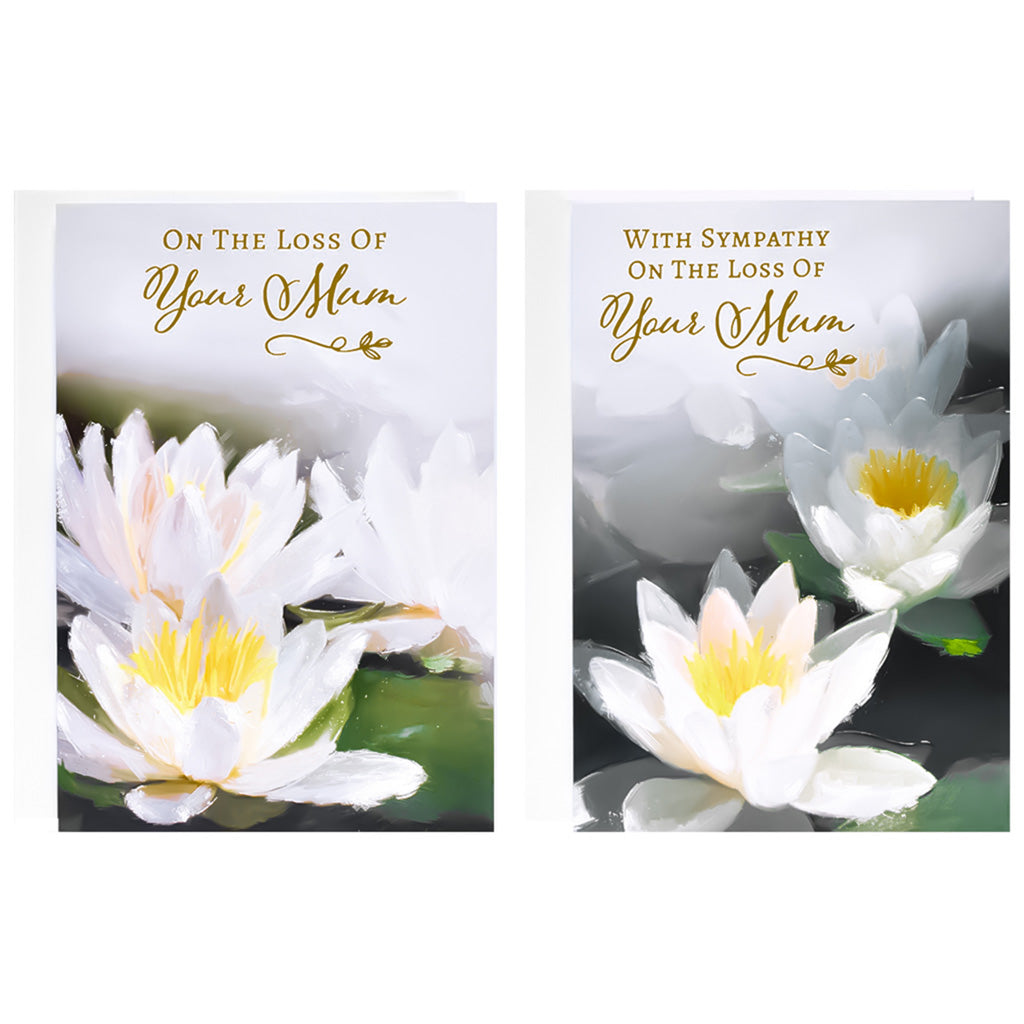 12pk Cards C50 Sympathy Loss Of Mum - Tiger Feet Ireland