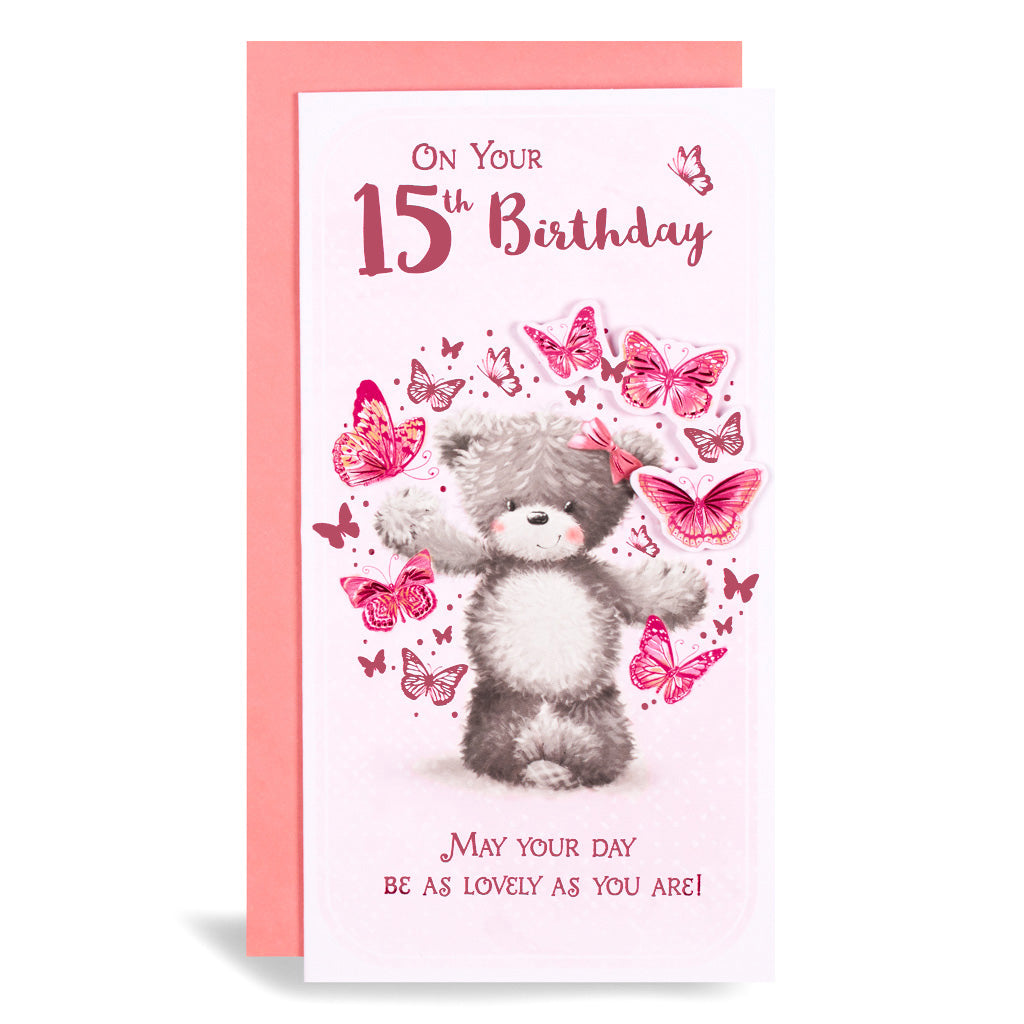 6pk Cards C55 Birthday Age 15 - Tiger Feet Ireland