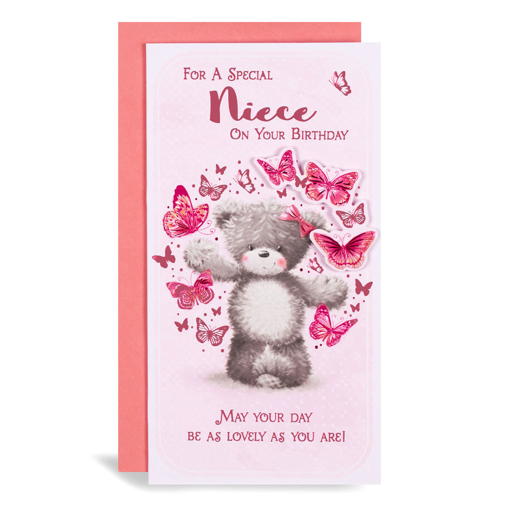 6pk Cards C55 Birthday Niece - Tiger Feet Ireland