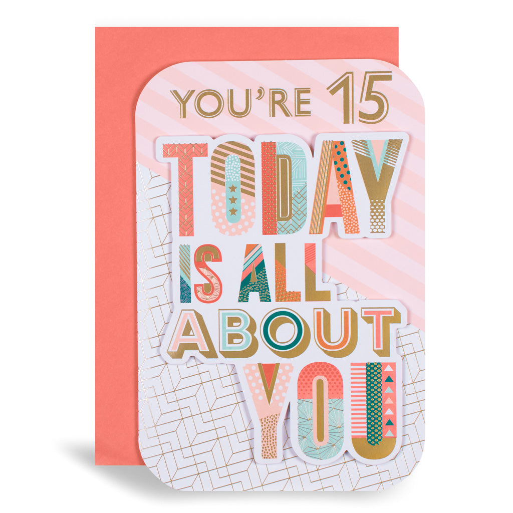 6pk Cards C75 Birthday Age 15 - Tiger Feet Ireland
