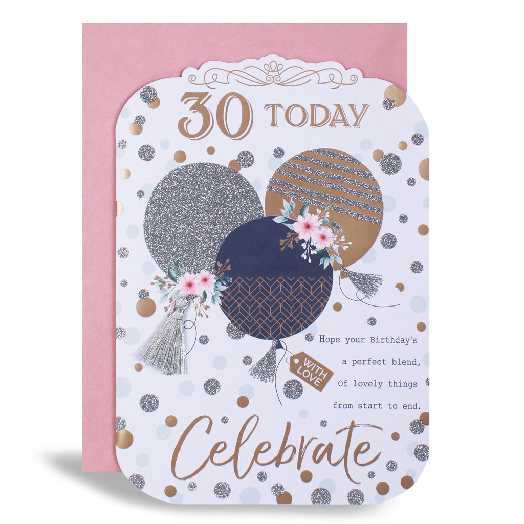 6pk Cards C90 Birthday Age 30 - Tiger Feet Ireland