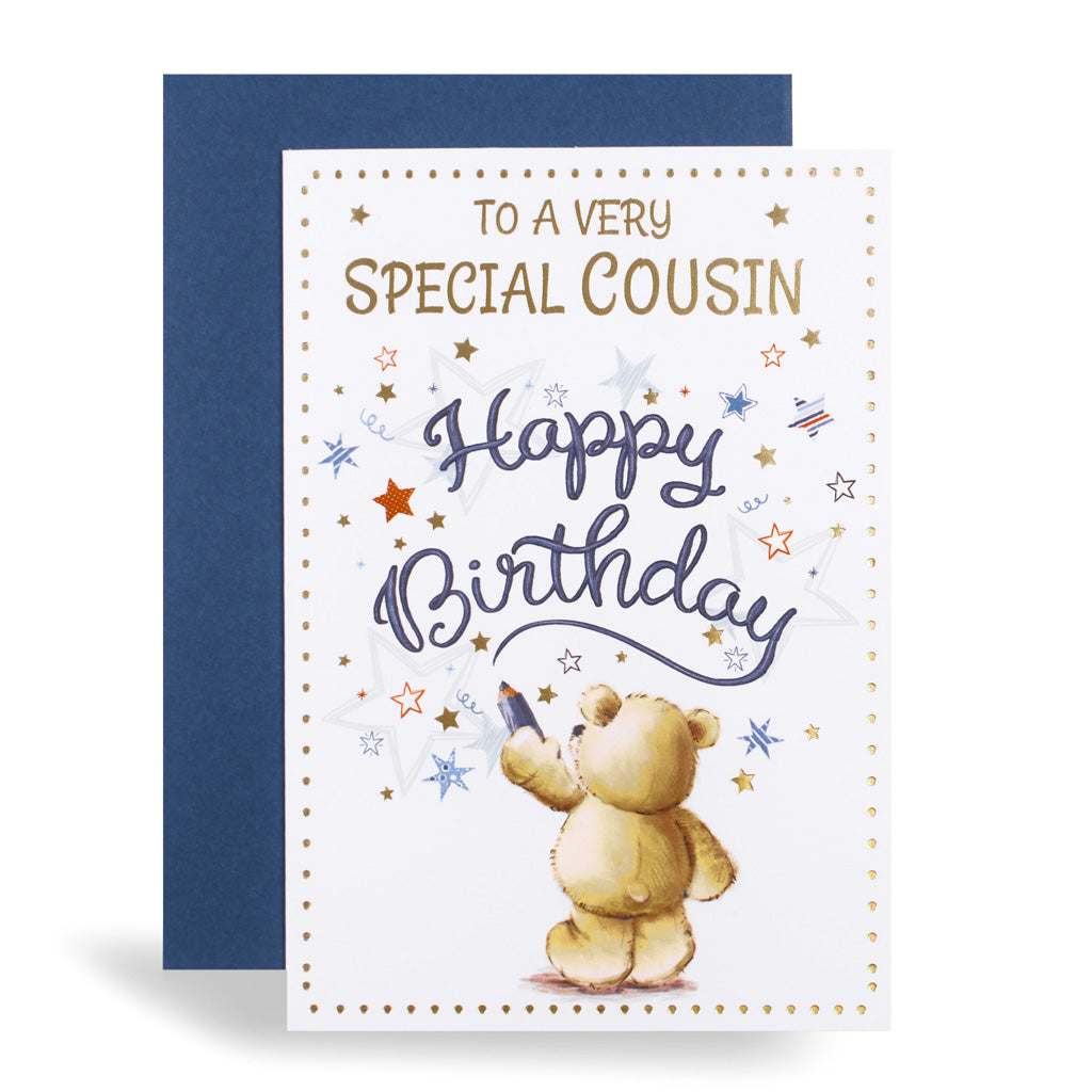 6pk Cards C50 Birthday Cousin - Tiger Feet Ireland