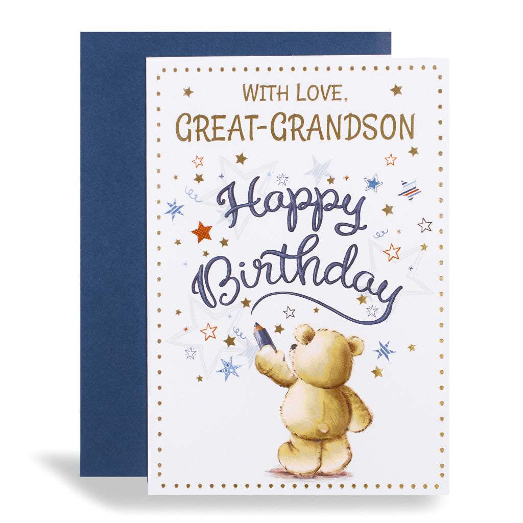 6pk Cards C50 Birthday Great-Grandson - Tiger Feet Ireland