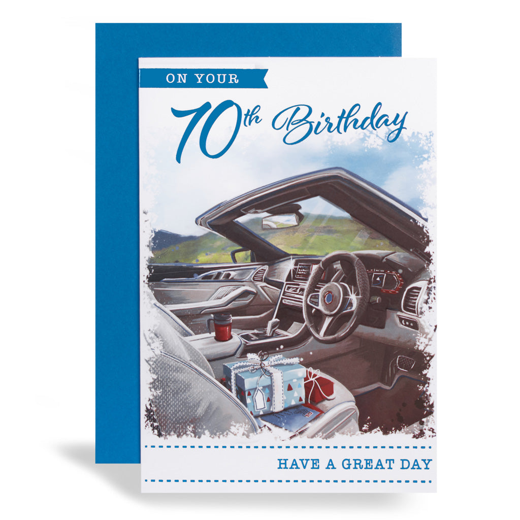 6pk Cards C50 Birthday Age 70 - Tiger Feet Ireland