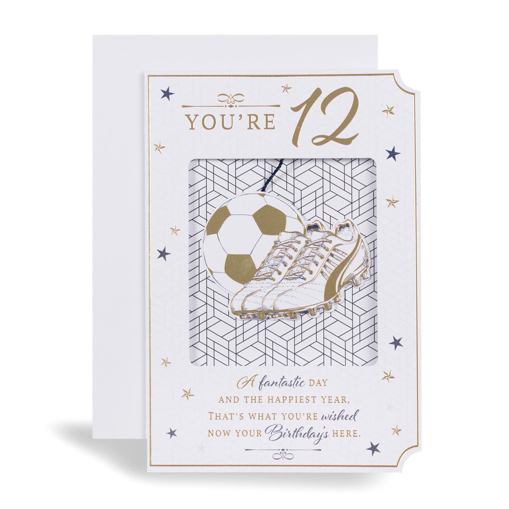 6pk Cards C50 Birthday Age 12 - Tiger Feet Ireland